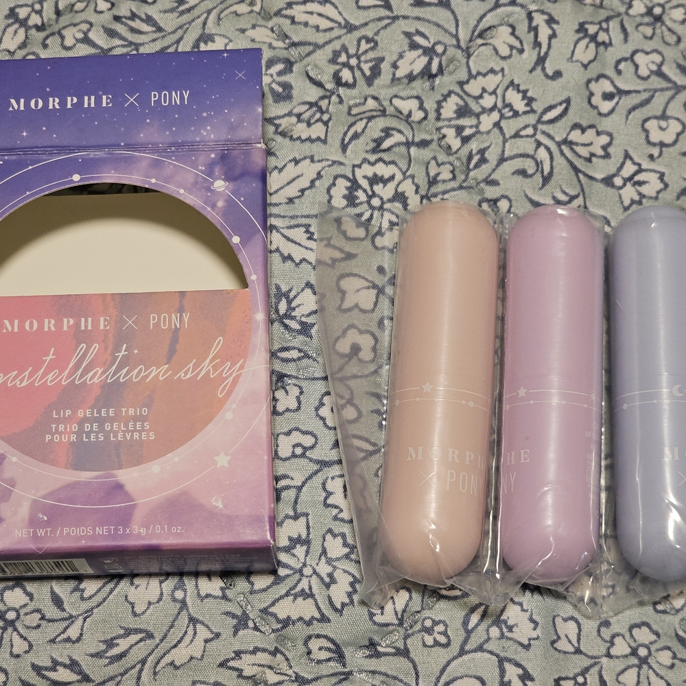 Morphe X Pony Lip Gelee Trio Set in Pastel Shades